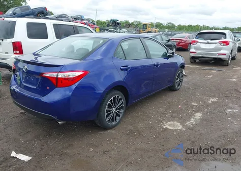 2016 Toyota Corolla S Plus из США, поврежденный, VIN 5YFBURHE3GP439470